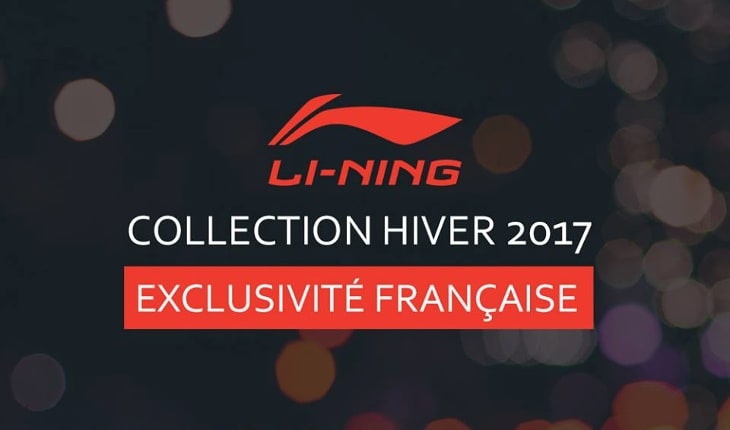 Collection li-Ning badminton hiver 2017