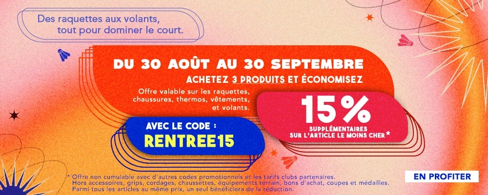 Offre de rentrée badminton 2024 - PC