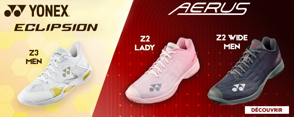 Nouvelle collection chaussures de badminton Yonex - PC