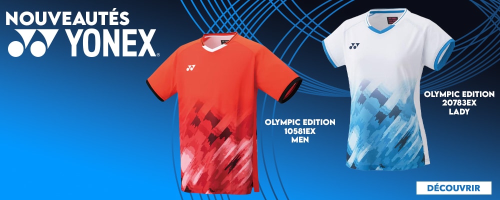 Nouvelle collection vêtement badminton 2024 Yonex Olympic edition - PC