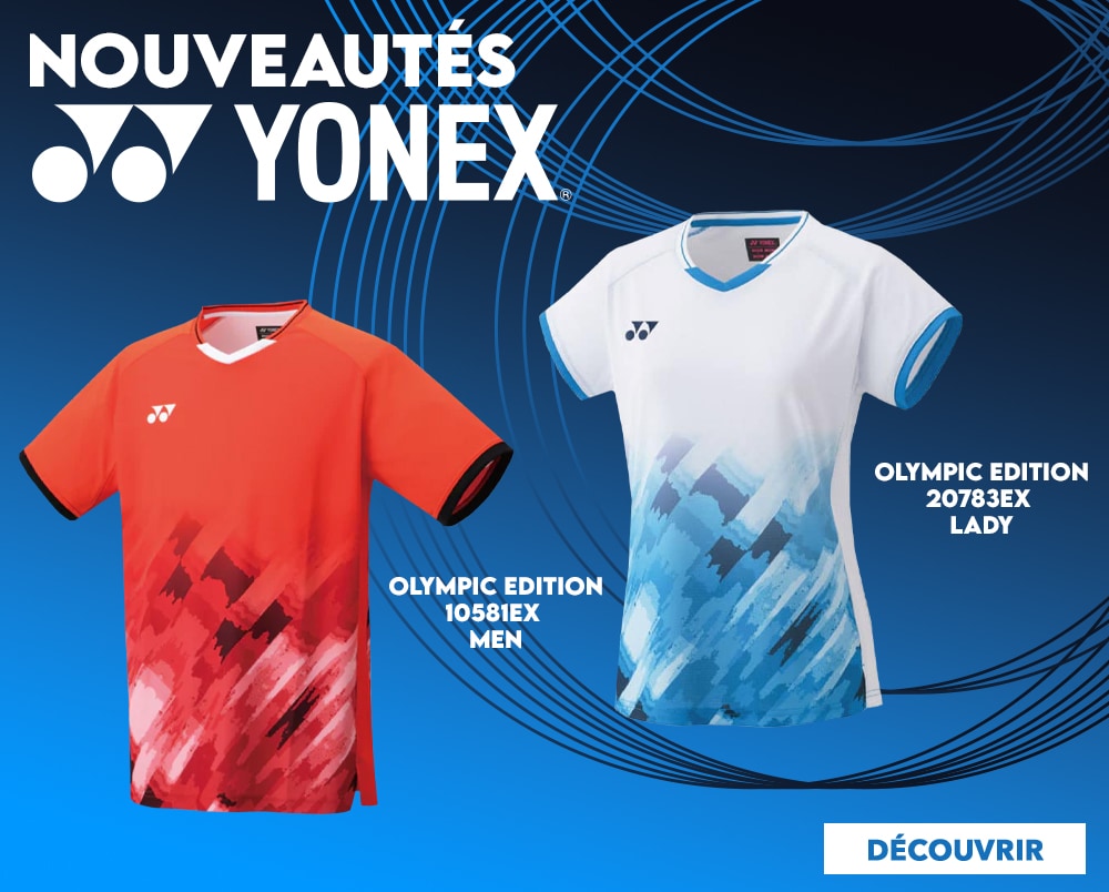 Nouvelle collection vêtement badminton 2024 Yonex Olympic edition