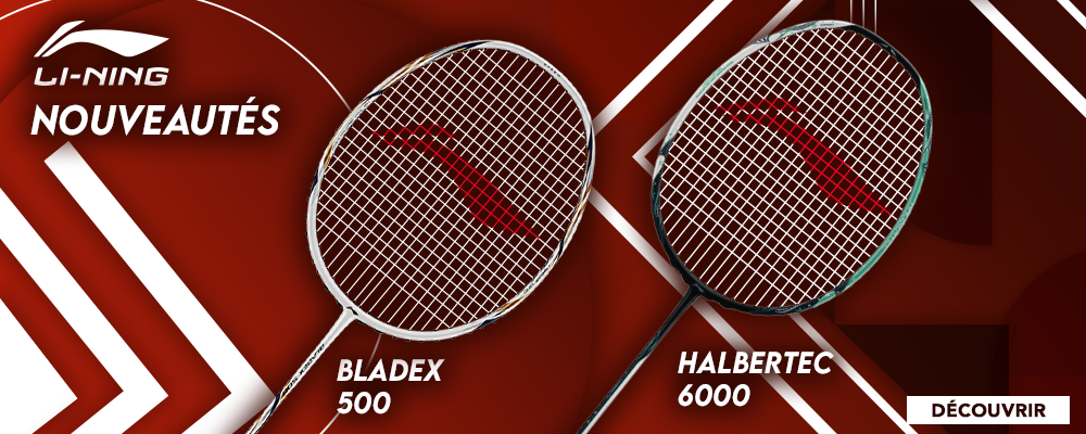 Nouvelle collection raquette de badminton Li-Ning - PC