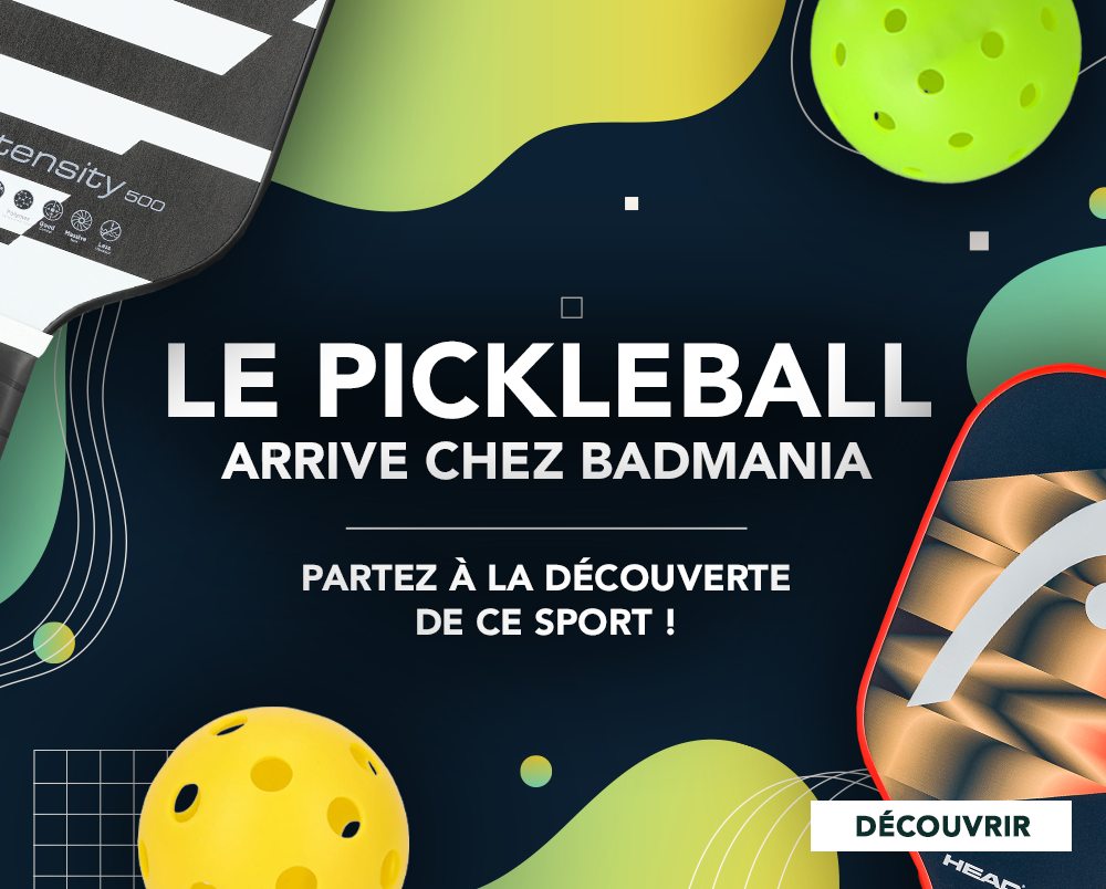 Le Pickleball arrive sur Badmania